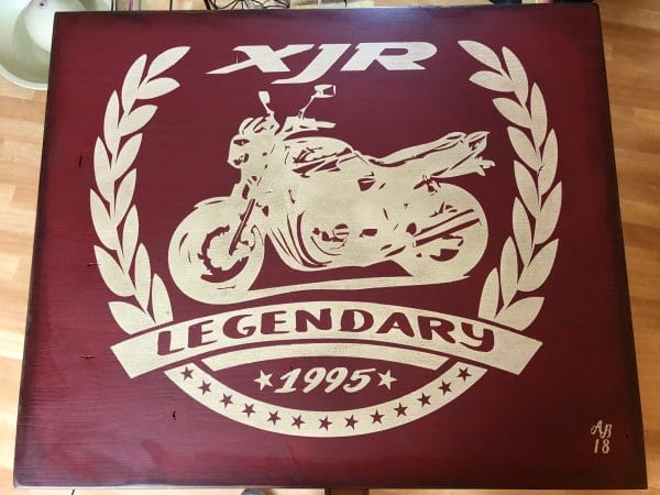 Elfen & Helden Holzschild 60x50 XJR Legend #4