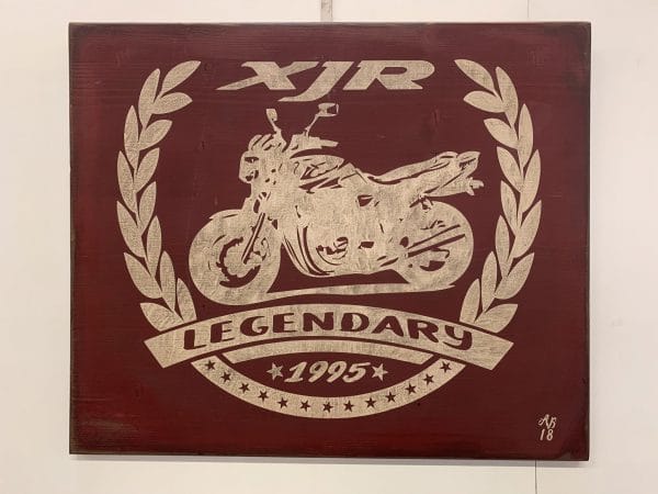 Elfen & Helden Holzschild 60x50 XJR Legend #3